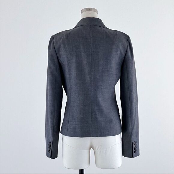 J. Crew heather grey Nouvelle jacket in Super 120s - Picture 4 of 9